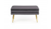 VELVA Ottoman, grey/gold | 100% Quality VELVA Ottoman, grey/gold | Footstools | ZIPhome.ee image 2