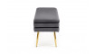 VELVA Ottoman, grey/gold | 100% Quality VELVA Ottoman, grey/gold | Footstools | ZIPhome.ee image 3