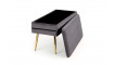 VELVA Ottoman, grey/gold | 100% Quality VELVA Ottoman, grey/gold | Footstools | ZIPhome.ee image 4