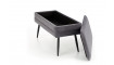 VELVA Ottoman, grey/black | 100% Quality VELVA Ottoman, grey/black | Footstools | ZIPhome.ee image 3
