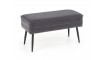 VELVA Ottoman, grey/black | 100% Quality VELVA Ottoman, grey/black | Footstools | ZIPhome.ee image 1