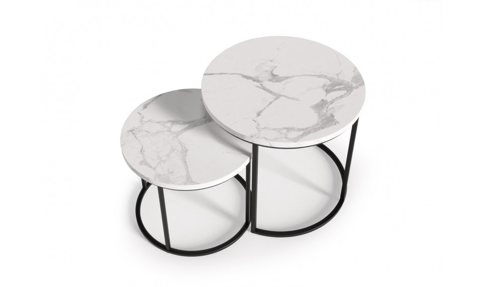 OREO Coffee tables, set of 2 pcs, white | Coffee tables | ZIPhome.ee image 4