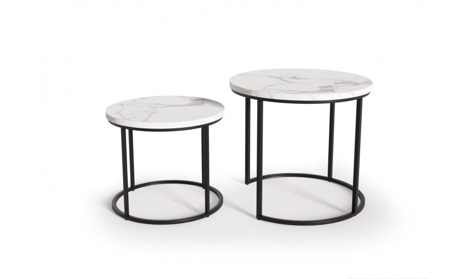 OREO Coffee tables, set of 2 pcs, white | Coffee tables | ZIPhome.ee image 5