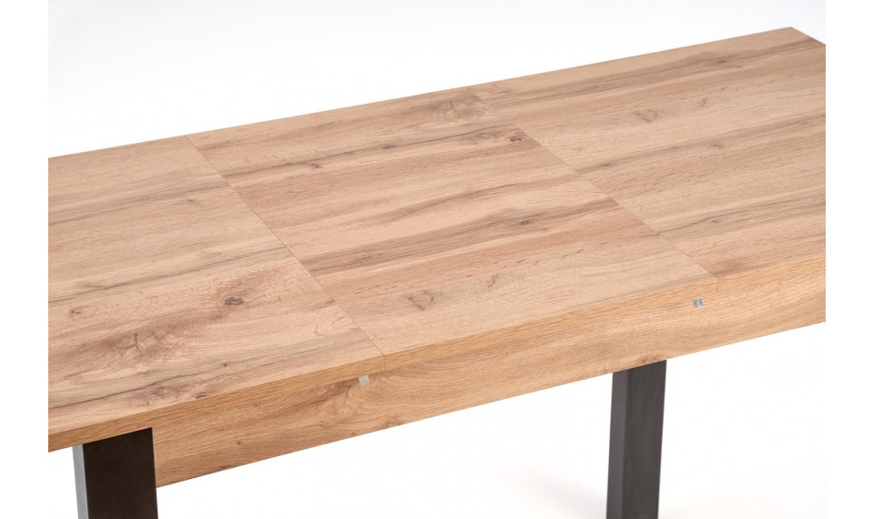 GINO Extendable dining table, wotan oak/black | Столы | ZIPhome.ee изображение 4