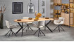 PERONI Extendable 100/250 dining table,  golden oak/black | Tables | ZIPhome.ee image 4