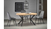 PERONI Extendable 100/250 dining table,  golden oak/black | Tables | ZIPhome.ee image 1
