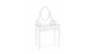 SARA Dressing table | 100% laatu SARA Dressing table | Meikkipöydät | ZIPhome.ee kuva 1