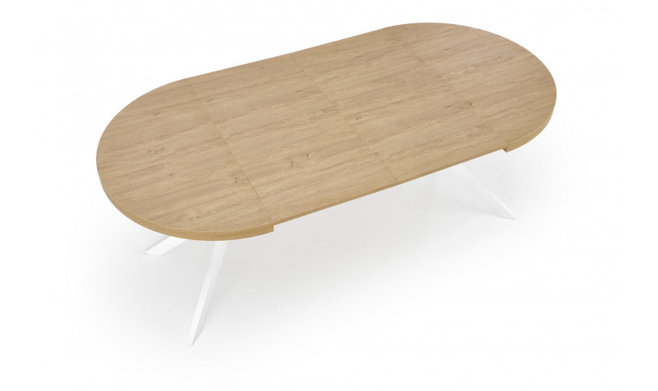 Peroni extendable dining table 100/250, golden oak/white | Tables | ZIPhome.ee image 2