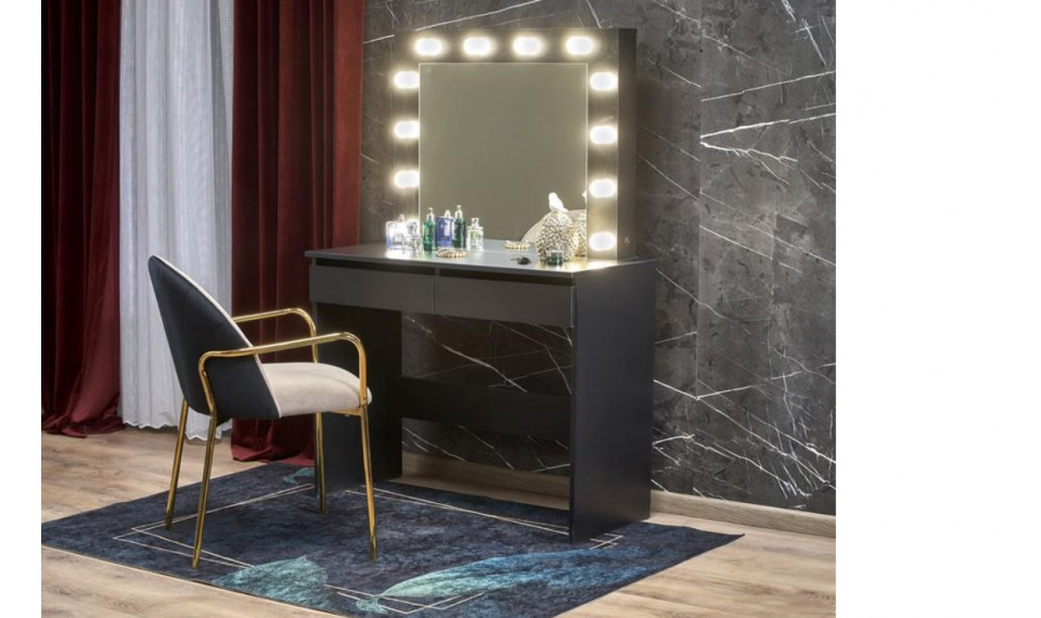 Hollywood dressing table black | Dressing tables | ZIPhome.ee image 2