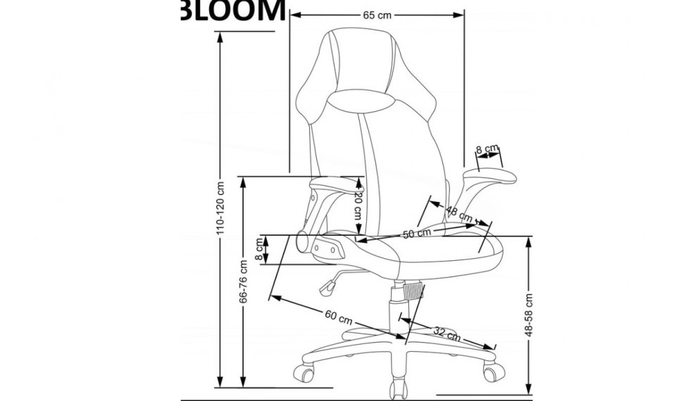 Bloom kontoritool mut/hall | Kontor | ZIPhome.ee изображение 6