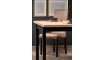 TIAGO SQUARE extendable dining table 90/125, craft oak/black | 100% laatu TIAGO SQUARE extendable dining table 90/125, craft oak/black | Pöydät | ZIPhome.ee kuva 3