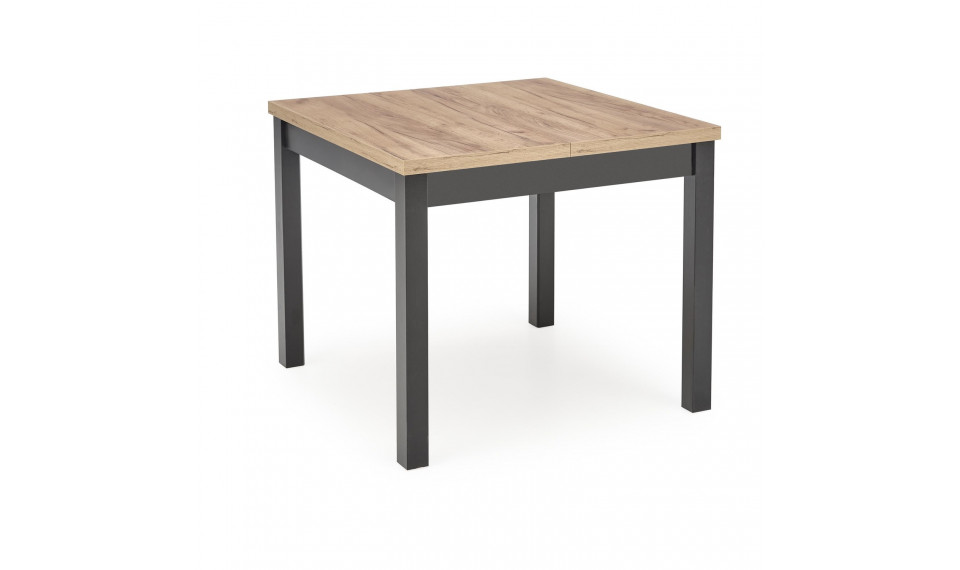 TIAGO SQUARE extendable dining table 90/125, craft oak/black | Pöydät | ZIPhome.ee kuva 6