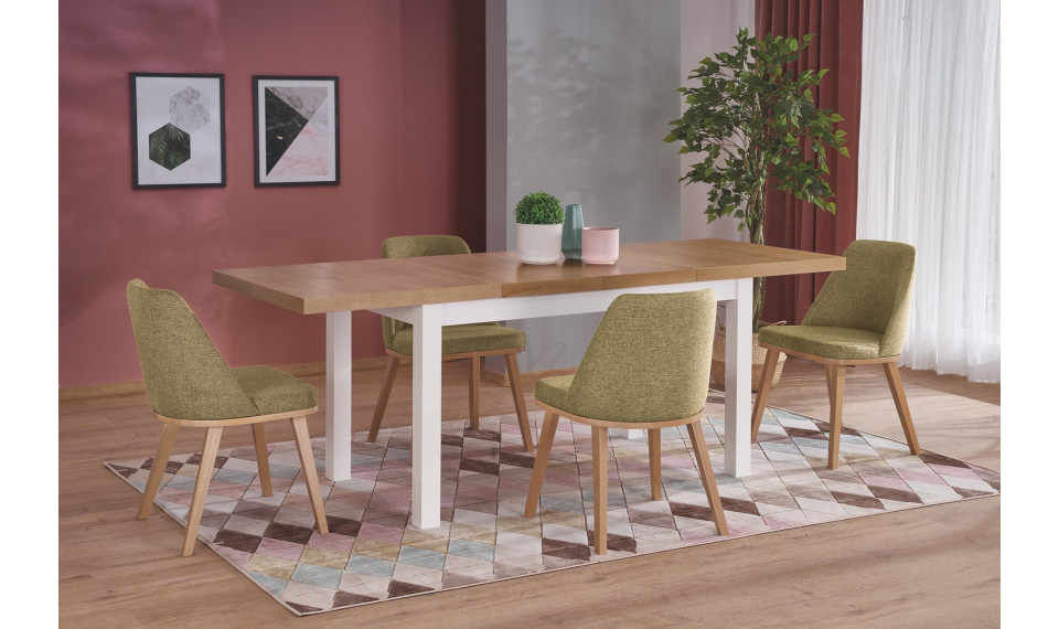 TIAGO 2 Extendable dining table 140-220, RIVIERA/white | Pöydät | ZIPhome.ee kuva 3