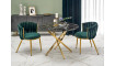 RAYMOND Dining table, color black marble/gold | 100% Quality RAYMOND Dining table, color black marble/gold | Tables | ZIPhome.ee image 1