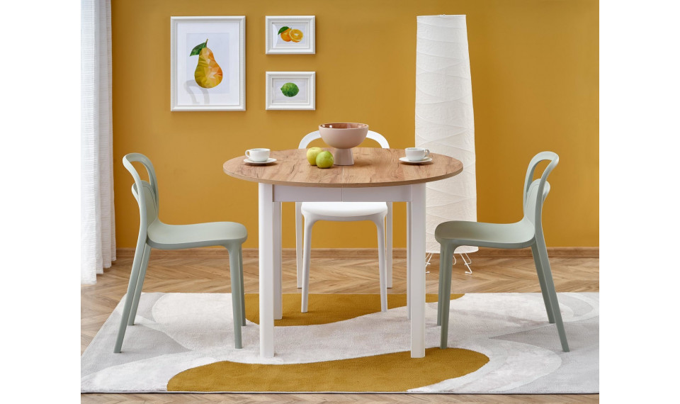 RINGO Dining table, color oak craft/white | Tables | ZIPhome.ee image 2