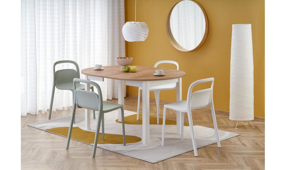 RINGO Dining table, color oak craft/white | Tables | ZIPhome.ee image 1