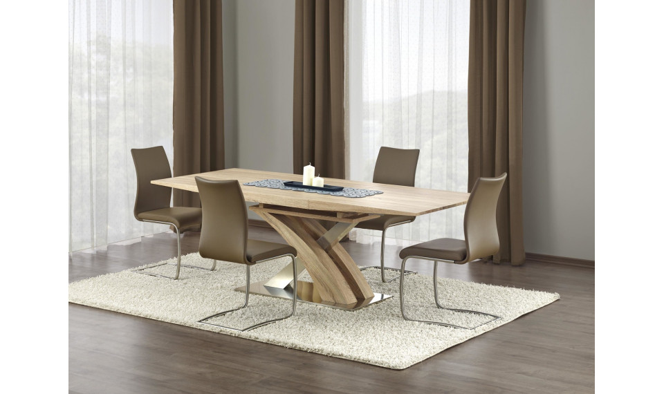 SANDOR Extendable dining table 160-220, sonoma oak | Pöydät | ZIPhome.ee kuva 1