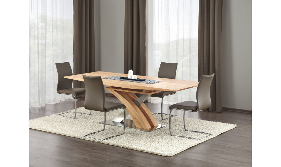 SANDOR Extendable dining table 160-220, golden oak | Tables | ZIPhome.ee image 1