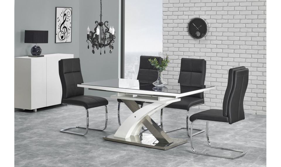 SANDOR 2 Extendable dining table 160-220, black | Tables | ZIPhome.ee image 1
