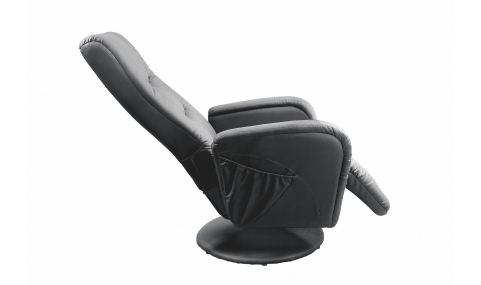 PULSAR Recliner with massage function, eco leather, color: black | Nojatuolit | ZIPhome.ee kuva 2