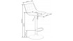 H-95 Bar stool, color: beige | 100% Quality H-95 Bar stool, color: beige | Bar chairs | ZIPhome.ee image 4