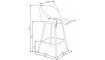 H-96 Bar stool, color: beige | 100% Quality H-96 Bar stool, color: beige | Bar chairs | ZIPhome.ee image 4