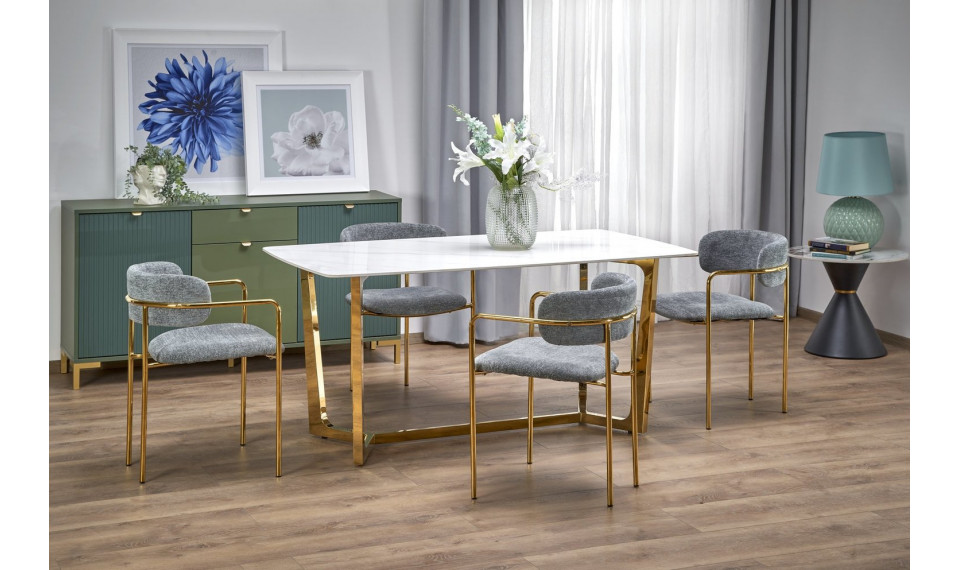 Clemente kuldne/marmor laud | Lauad | ZIPhome.ee image 1