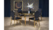 Reginald 2 round table 120 gold/black glass | 100% laatu Reginald 2 round table 120 gold/black glass | Pöydät | ZIPhome.ee kuva 1