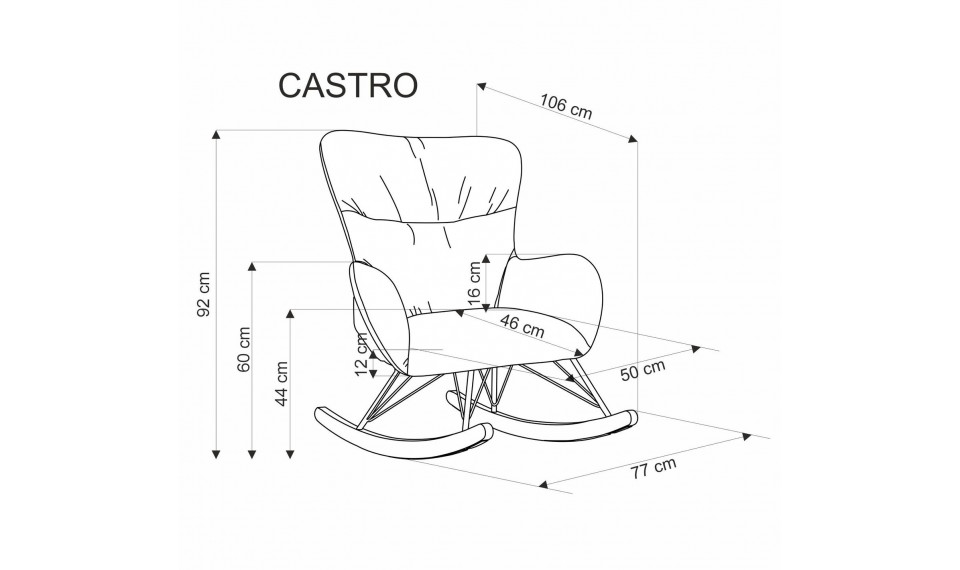 Castro kiiktool oliiviroheline | Toolid ja tugitoolid | ZIPhome.ee image 3