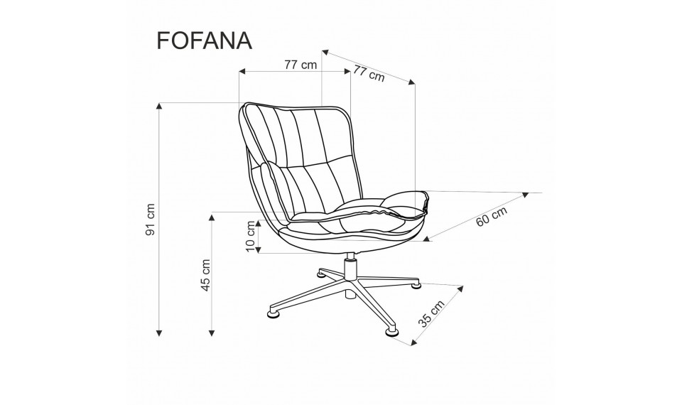 Кресло Fofana | Стулья и кресла | ZIPhome.ee изображение 3