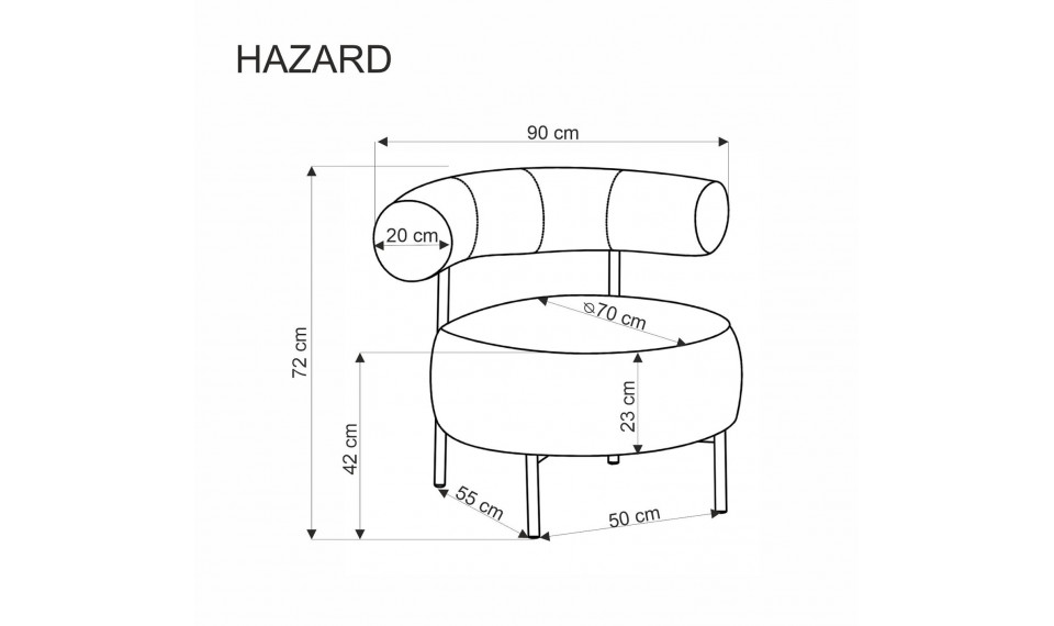 Кресло Hazard бежевый | Кресла | ZIPhome.ee изображение 2
