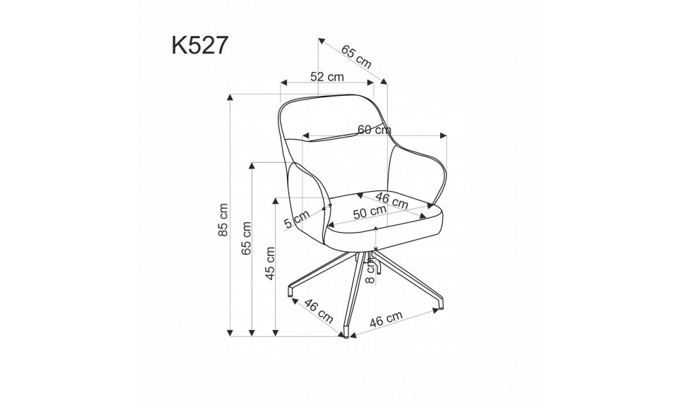 K527 chair grey | Chairs | ZIPhome.ee image 6