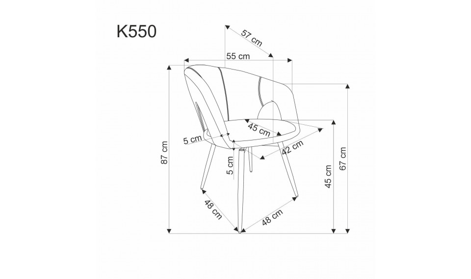 Стул K550 бежевый | Стулья | ZIPhome.ee изображение 6
