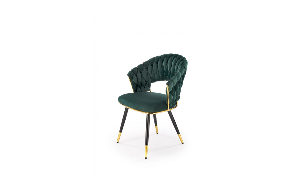 K551 chair green/gold | Chairs | ZIPhome.ee image 1