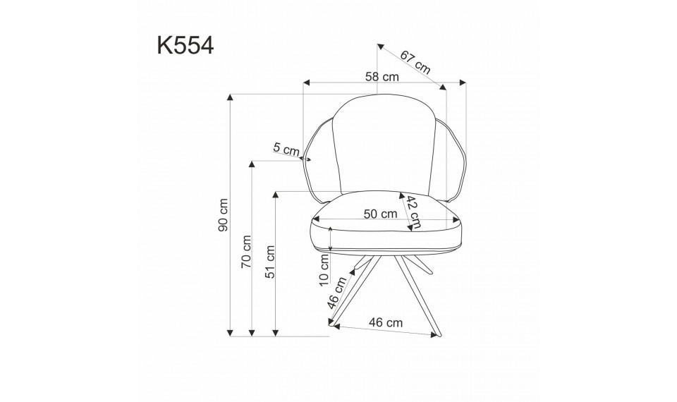 K554 chair grey | Chairs | ZIPhome.ee image 6