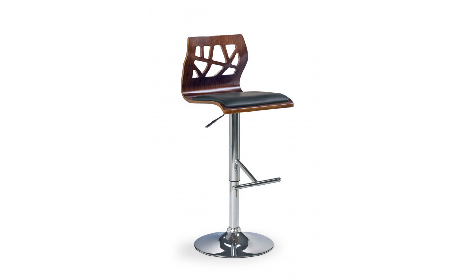 H-34 bar stool color: walnut/black | Bar chairs | ZIPhome.ee image 1