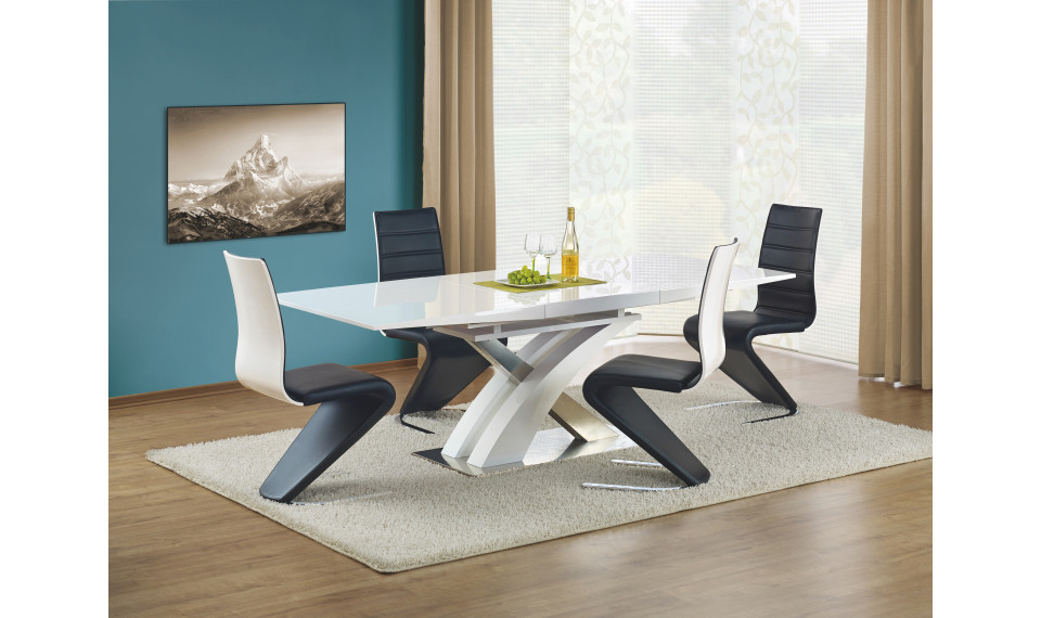 SANDOR extendable dinind table color: white | Pöydät | ZIPhome.ee kuva 1