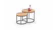 OREO set of two coffee tables - golden oak / black | 100% Quality OREO set of two coffee tables - golden oak / black | Coffee tables | ZIPhome.ee image 1