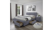MODENA 3 bed with drawers, color: grey | Sängyt | ZIPhome.ee kuva 1