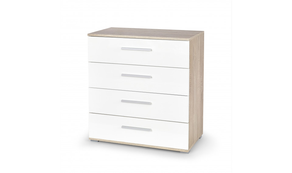 LIMA KM-3 kummut, värv sonoma tamm/valge | Kummutid | ZIPhome.ee pilt 1