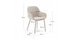 Konna chair beige legs beige | 100% Quality Konna chair beige legs beige | Chairs and swivel chairs | ZIPhome.ee image 6