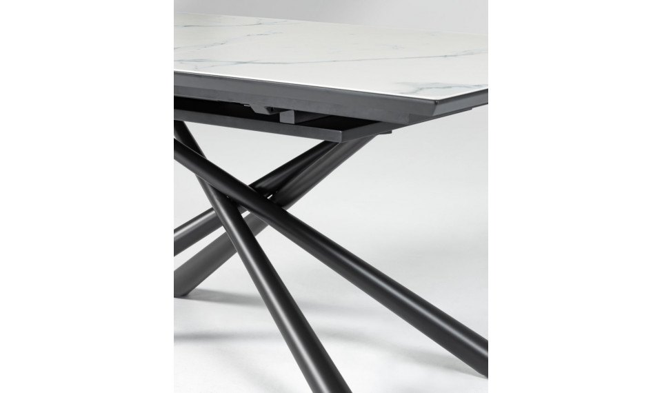 Theone laud valge ja must jalad 160(210)x90xH76 cm | Lauad | ZIPhome.ee image 3