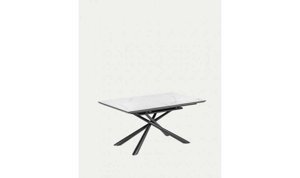Theone laud valge ja must jalad 160(210)x90xH76 cm | Lauad | ZIPhome.ee image 1