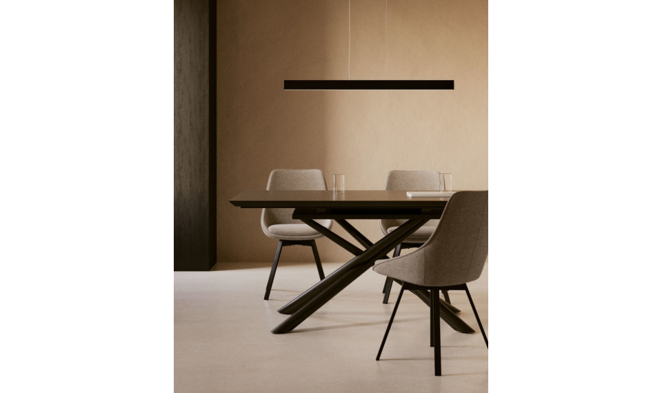 Theone pikendatatav glass laud, 160(210)x90xH 76 cm | Lauad | ZIPhome.ee image 2