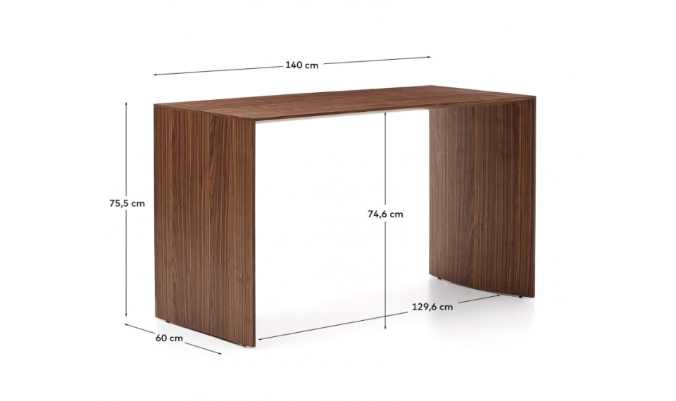 Litto письменный стол орех 140 x 60 cm | Письменные столы  | ZIPhome.ee изображение 5