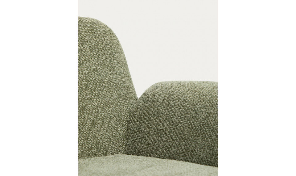 Melvia green chenille armchair | Armchairs | ZIPhome.ee image 4