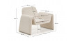 Melvia beige chenille armchair | 100% Quality Melvia beige chenille armchair | Armchairs | ZIPhome.ee image 6
