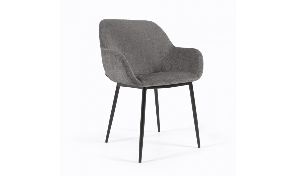 Konna Chenill chair Grey | Chairs | ZIPhome.ee image 2