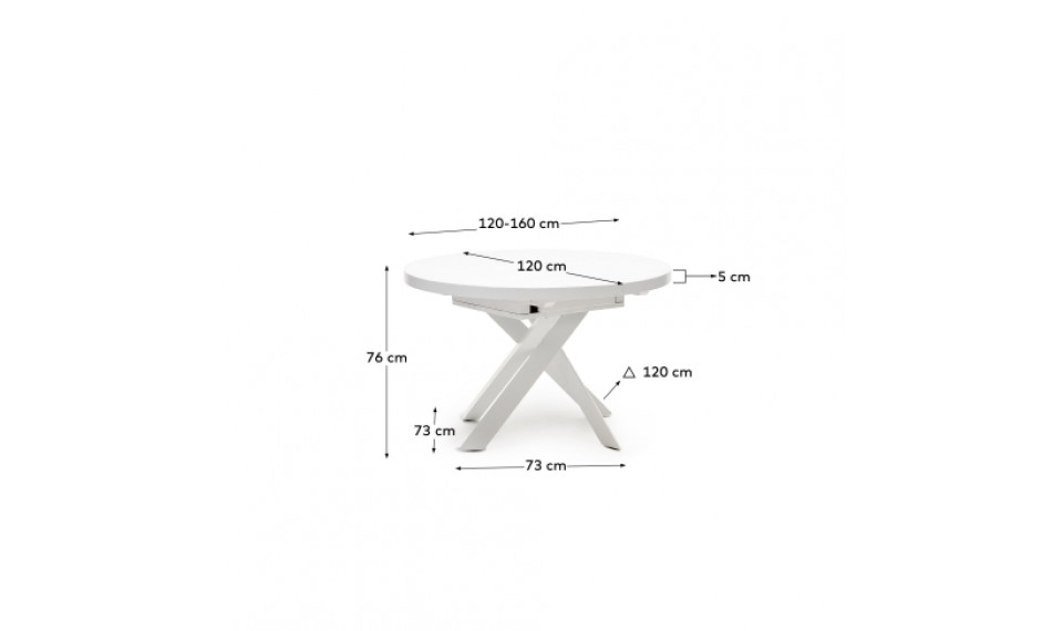Vashti  round table White | Pöydät | ZIPhome.ee kuva 5