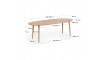 Oqui table 140 Natural | Tables | ZIPhome.ee image 4